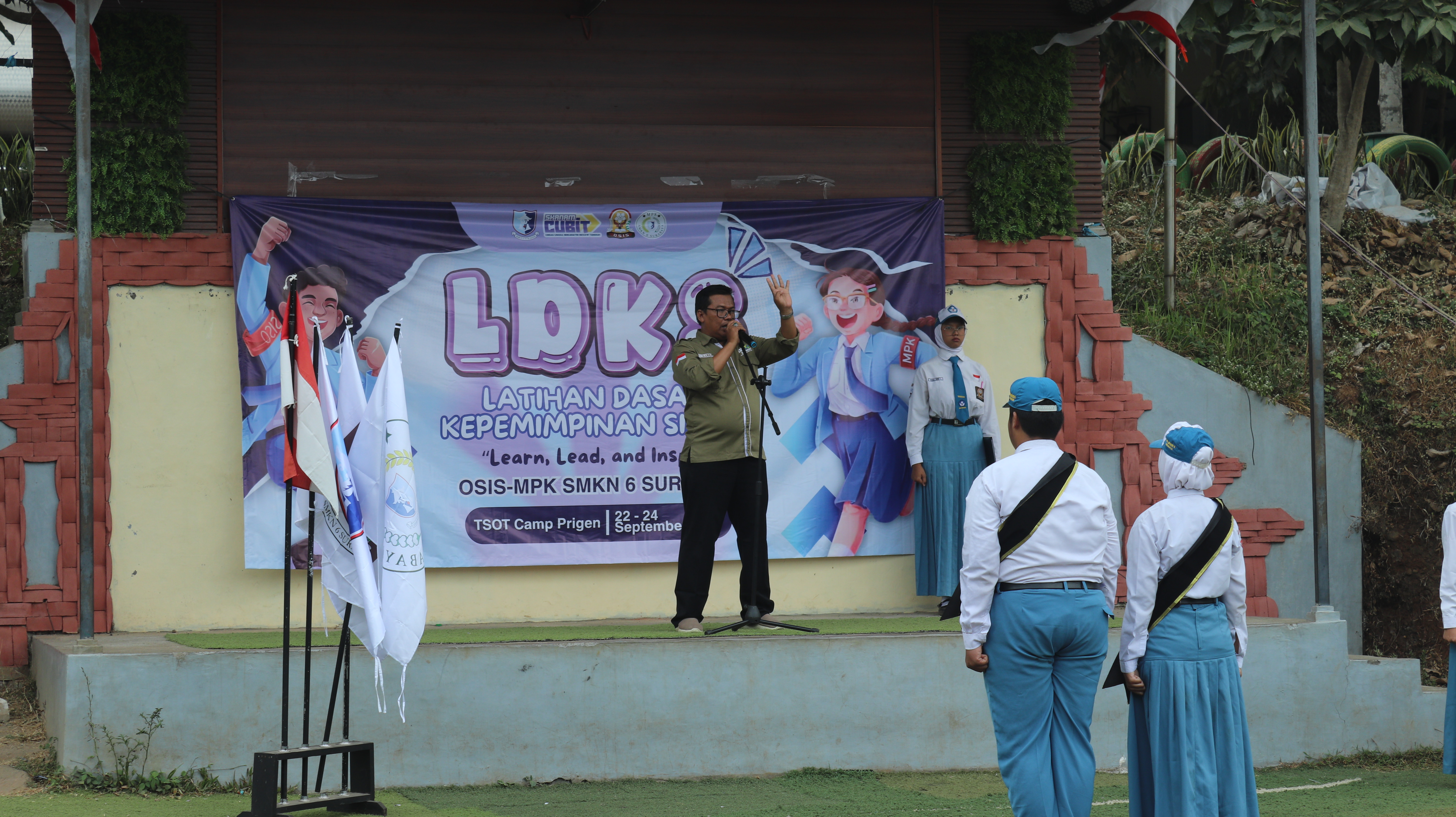 Nono Tri Hariyanto, S.Pd., M.Pd. saat memberikan sambutan